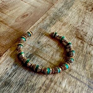 Sezane Gold  Beaded Bracelet